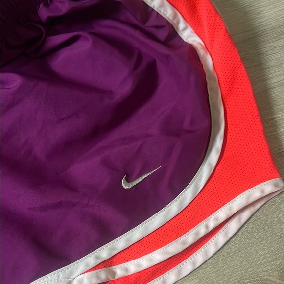 Nike Women's Purple and Pink Running Shorts - Picture 2 of 4